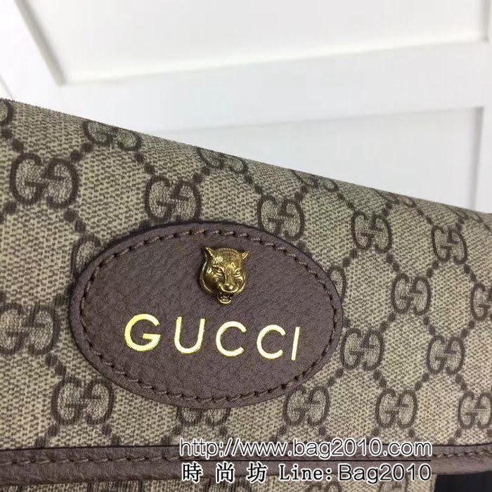 GUCCI古馳原單 新款專櫃品質原單貨實物實拍493930 啡pvc啡皮 腰包 HY1019